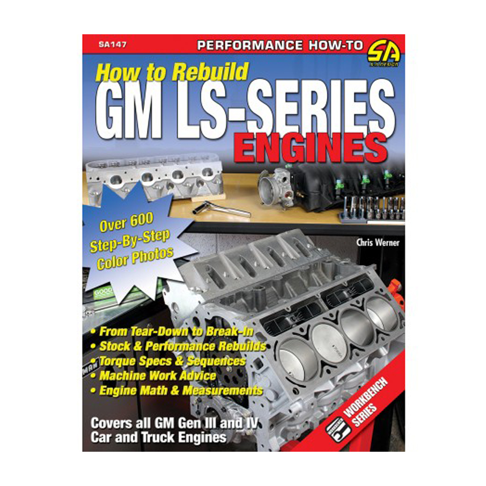 S-A Books 152 Pages Book - How To Rebuild GM LS-Series Engines