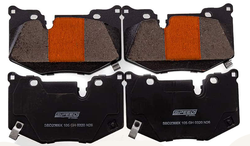 20-27+ C8 Corvette Z51 Rear Ceramic Brake Pads - Speed by Design