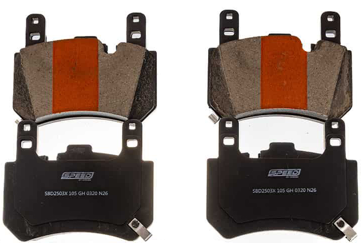 23-27+ C8 Corvette Z06/Grand Sport Rear Ceramic Brake Pads - Speed by Design