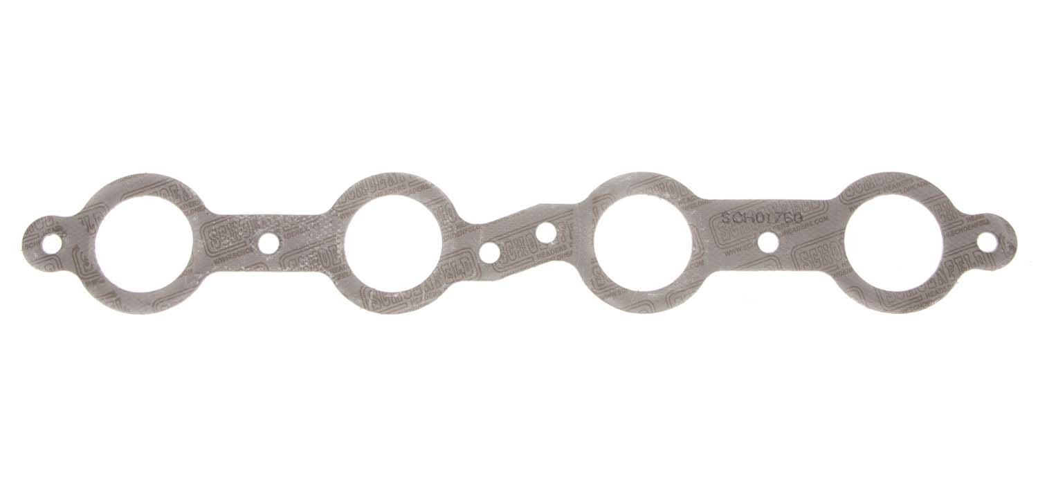 Schoenfeld 1.625 in 1.875 in Round Port Exhaust Header/Manifold - GM LS-Series
