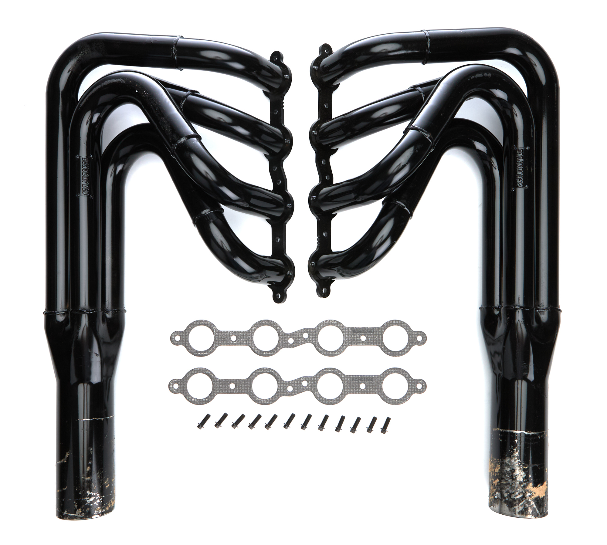Schoenfeld Full Headers - Small Block Chevy - Pair - 1.875 to 2 in Primary