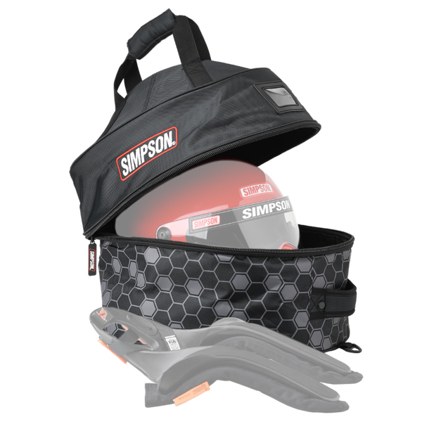 SIMPSON SAFETY Helmet Bag - Soft Lining - Zipper Closure - Nylon - Head and Neck