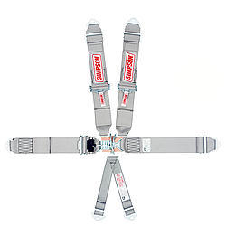 SIMPSON SAFETY Harness - 6 Point - Latch and Link - SFI 16.5 - Pull Up Adjust -