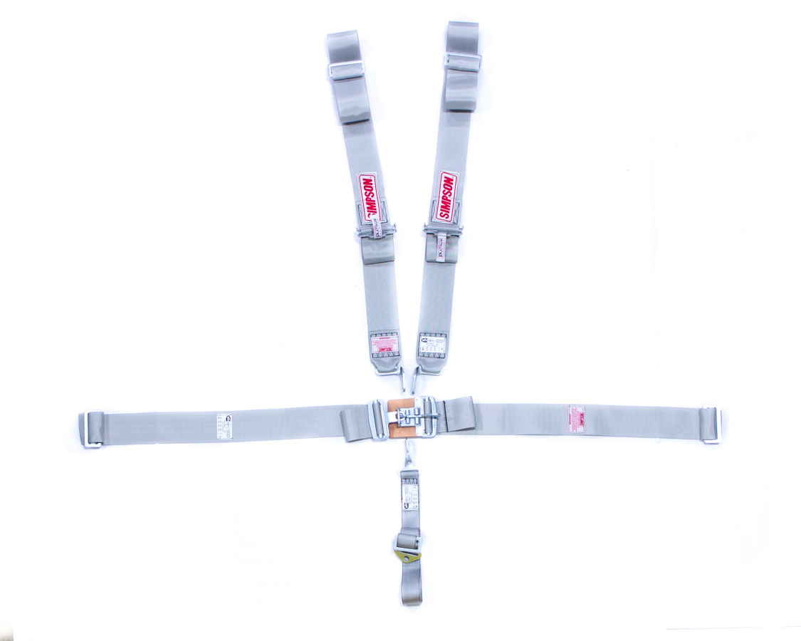 SIMPSON SAFETY Harness - 5 Point - Latch and Link - SFI 16.1 - Pull Down Adjust