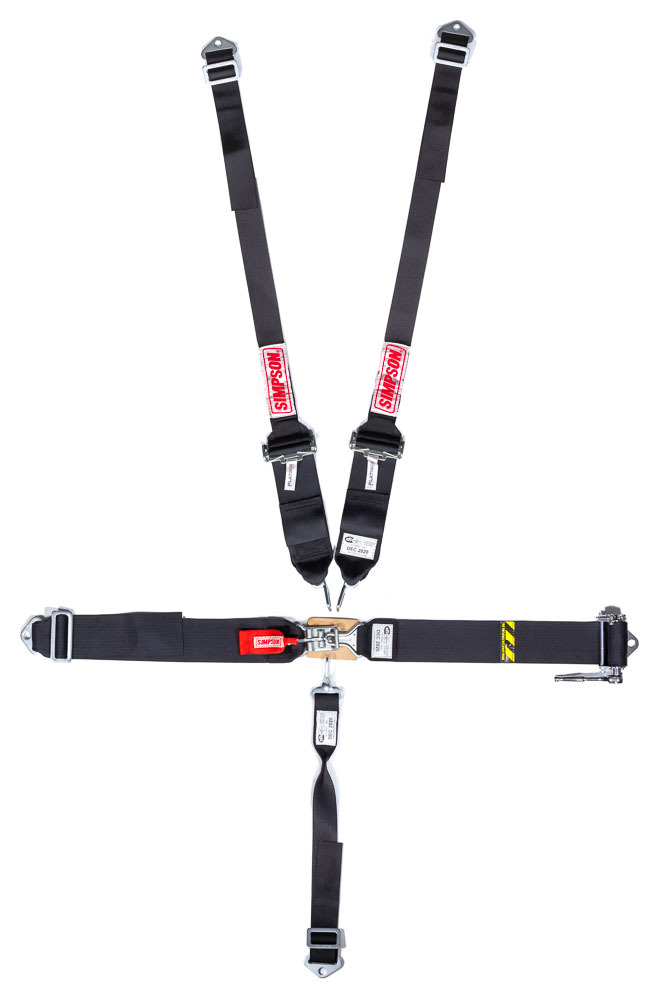 SIMPSON SAFETY Harness - 5 Point - Platinum Plus - Latch and Link - SFI 16.1 - P