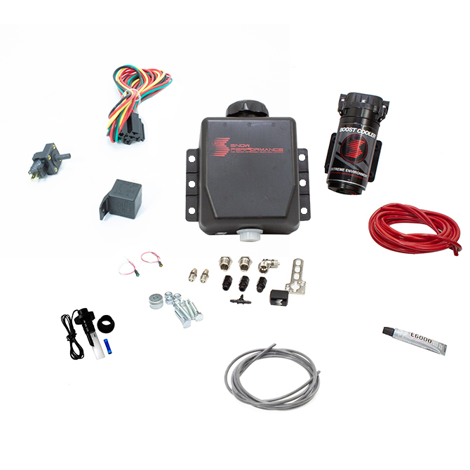 Snow Stage 1 Boost Cooler™ Forced Induction Water-Methanol Injection Kit (Red Hi