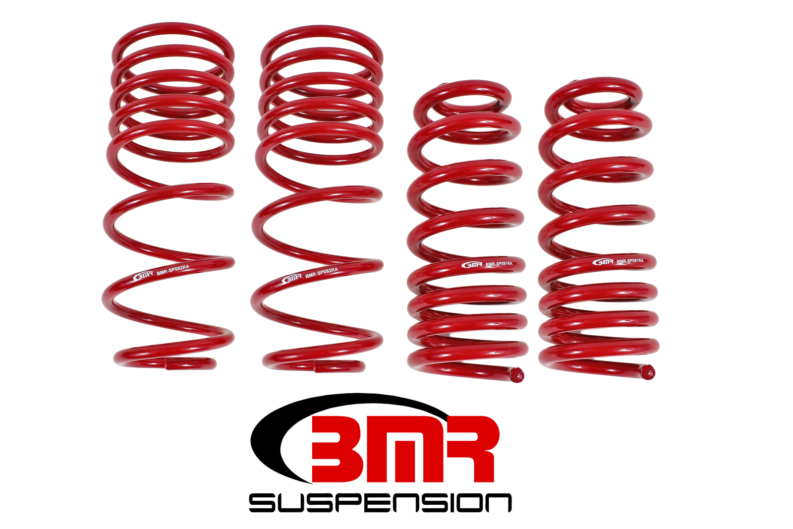 Lowering Springs, Set Of 4, 1.25 Inch Drop, Handling, Lowers your Fourth Gen F-body 1.25-inches, BMR Suspension - SP090R