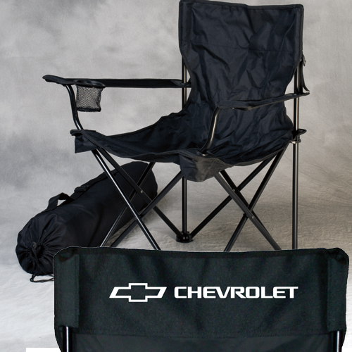 CHEVROLET Name Folding Travel Chair, Chevrolet Bowtie