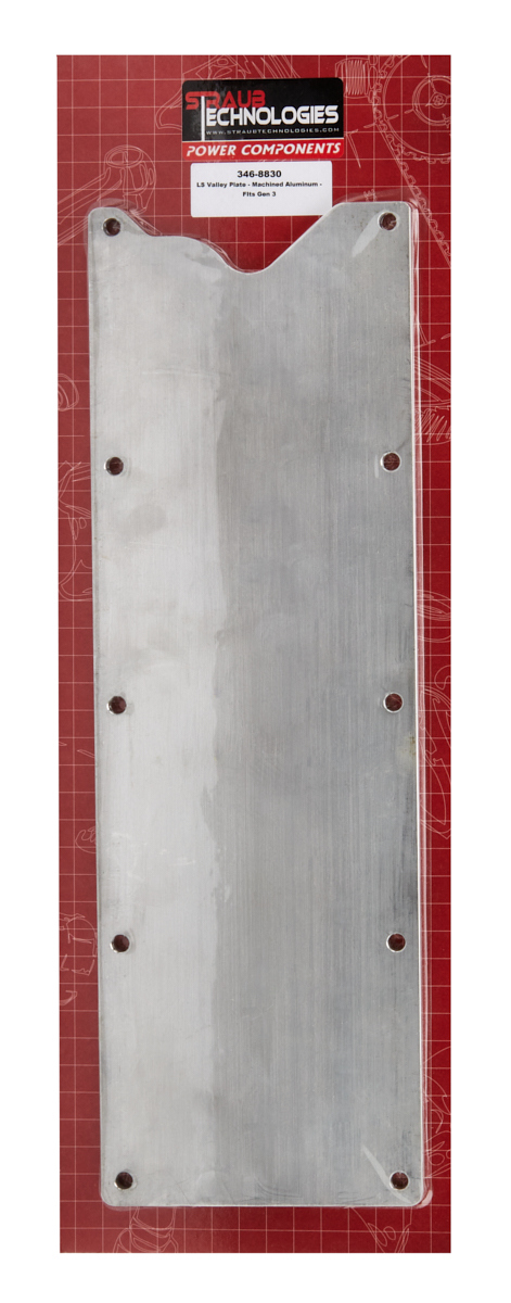 Straub Technologies Inc. 0.25 in Thick Valley Cover - GM LS-Series - Aluminum