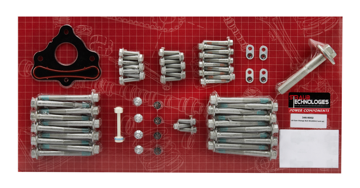 Straub Technologies Inc. Hex Heads Camshaft Gear Bolt Kit - GM LS-Series - Steel