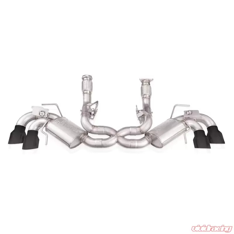 Stainless Works Legend Series Catback Exhaust System w/ Matte Black Tips Chevrolet Corvette C8 6.2L 2020-2023