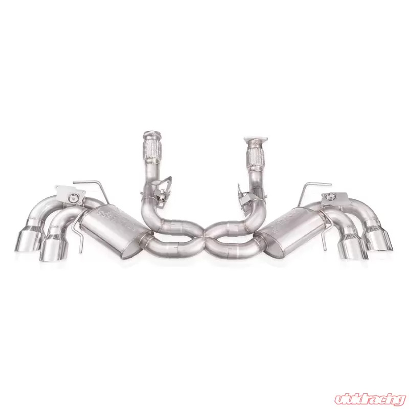Stainless Works Redline Series Catback Exhaust System w/ Polished Tips Chevrolet Corvette C8 6.2L 2020-2023