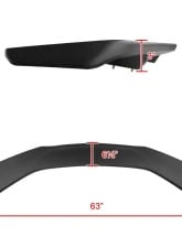 Spec-D Black ABS ZL1 Style Rear Spoiler Wing  Chevrolet Camaro 2016-2020