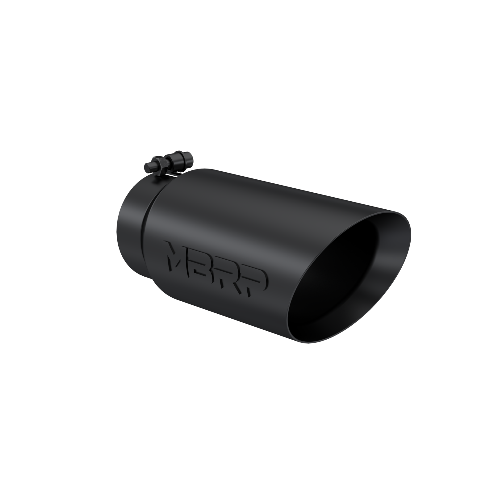Exhaust Tip 5 in OD Dual Wall Angled 4 in Inlet 12 in Length-Black Finish MBRP