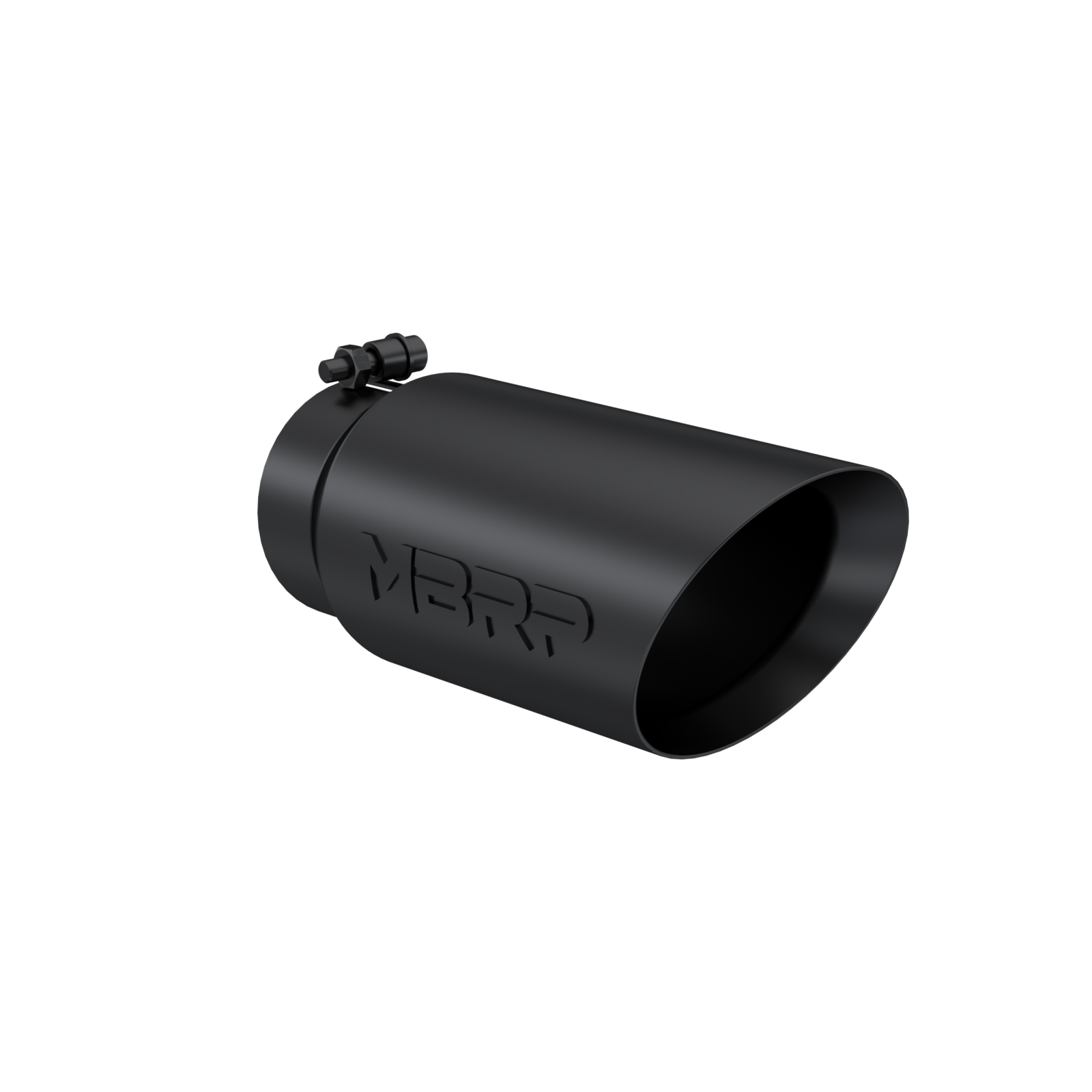 Exhaust Tip 5 in OD Dual Wall Angled 4 in Inlet 12 in Length-Black Finish MBRP