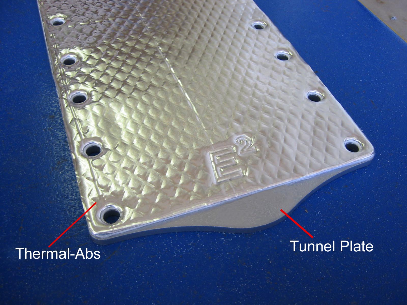 Elite Engineering's Corvette Torque Tube Tunnel Thermal-Abs Overlay Only, Heat Barrier