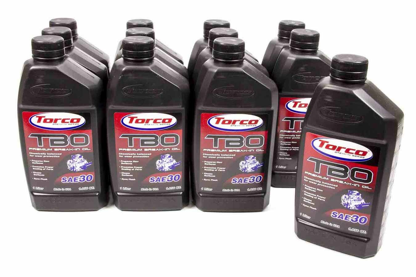 Torco Oil, TBO 30w Premium Break-In Oil Case/12-1 Liter