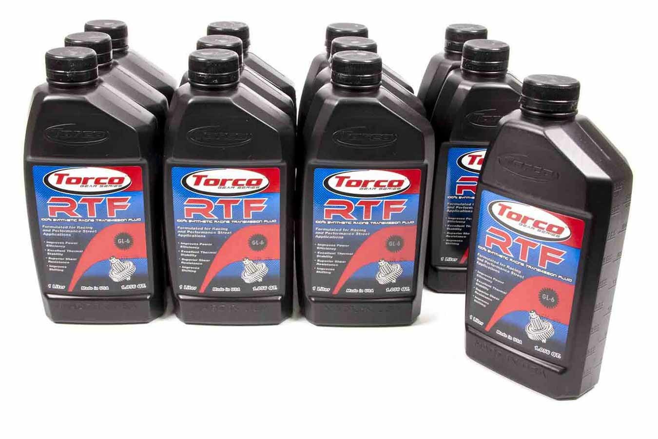 Torco Oil, RTF Racing Trans Fluid Case/12x1-Liter