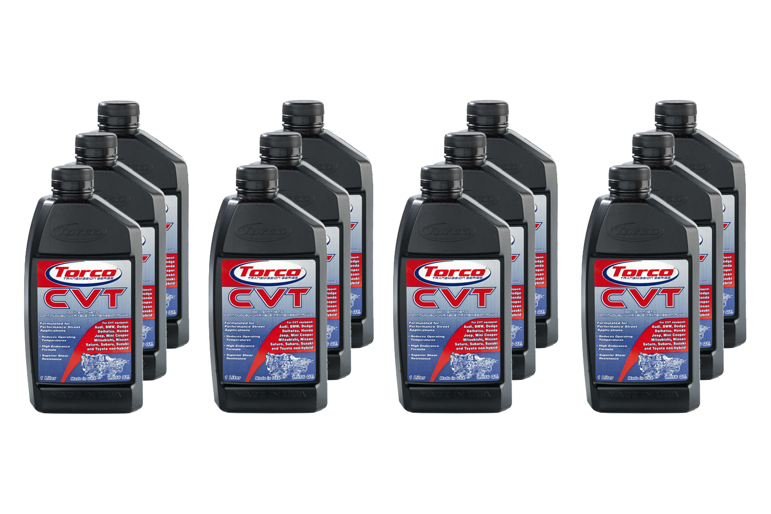 Torco Oil, CVT Transmission Fluid Case 12x1-Liter