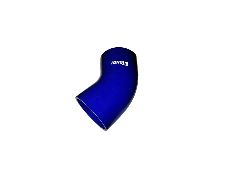 Torque Solution 45 Degree Silicone Elbow: 2.25" Blue Universal