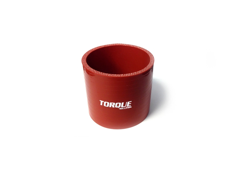 Torque Solution Straight Silicone Coupler: 2.5" Red Universal