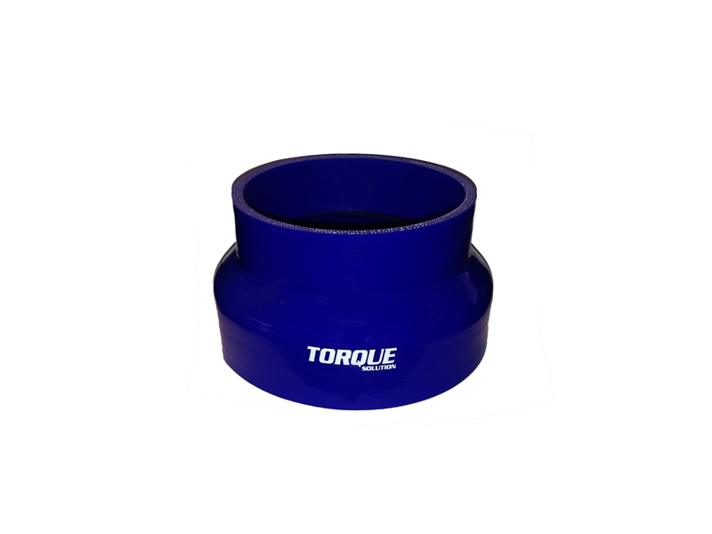 Torque Solution Transition Silicone Coupler: 3" to 4" Blue Universal