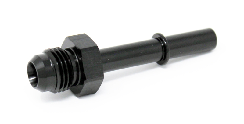 Torque Solution Push-On EFI Adapter Fitting: 5/16" SAE to -6AN Male Flare
