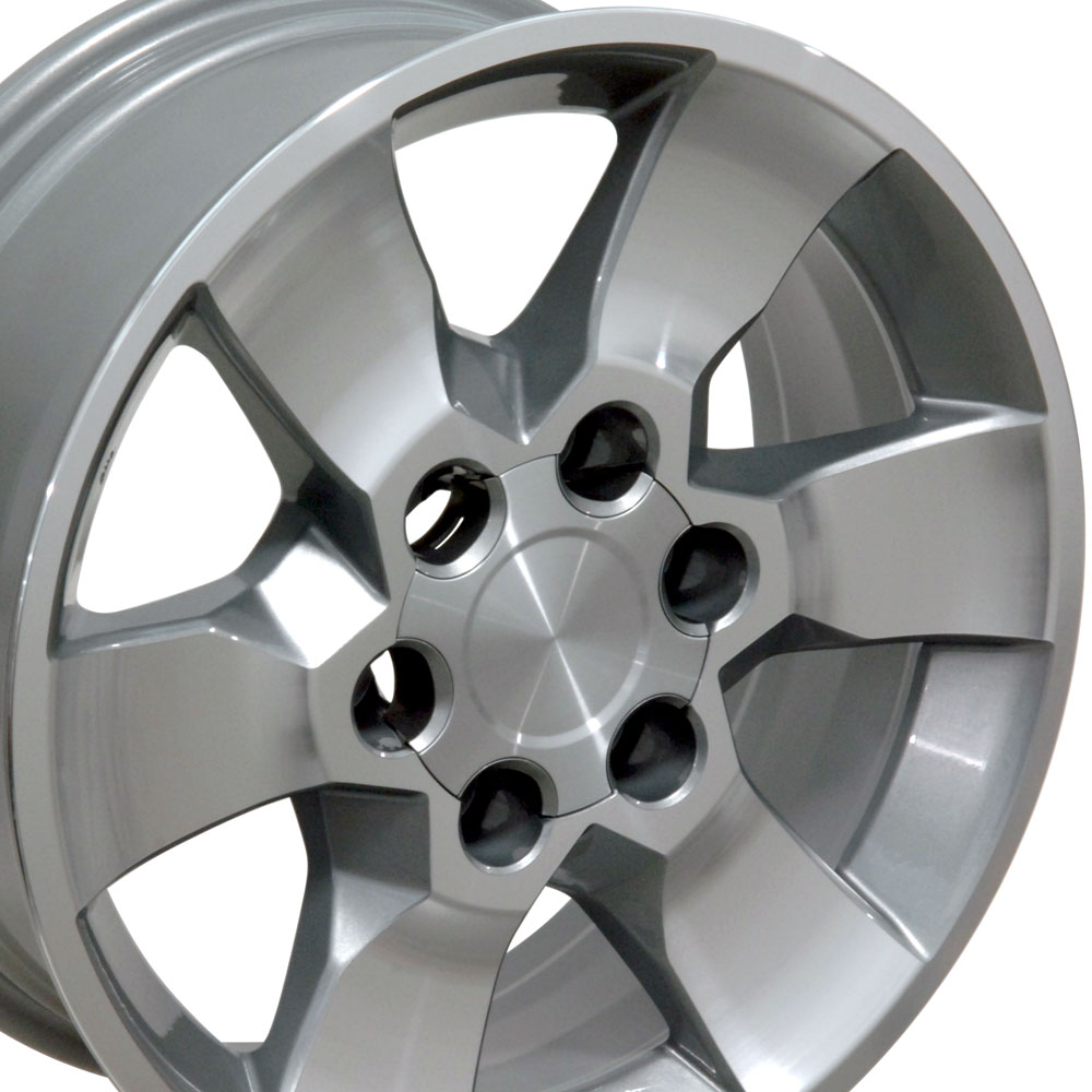 17" Replica Wheel fits Toyota 4Runner,  TY13 Silver Machined 17x7