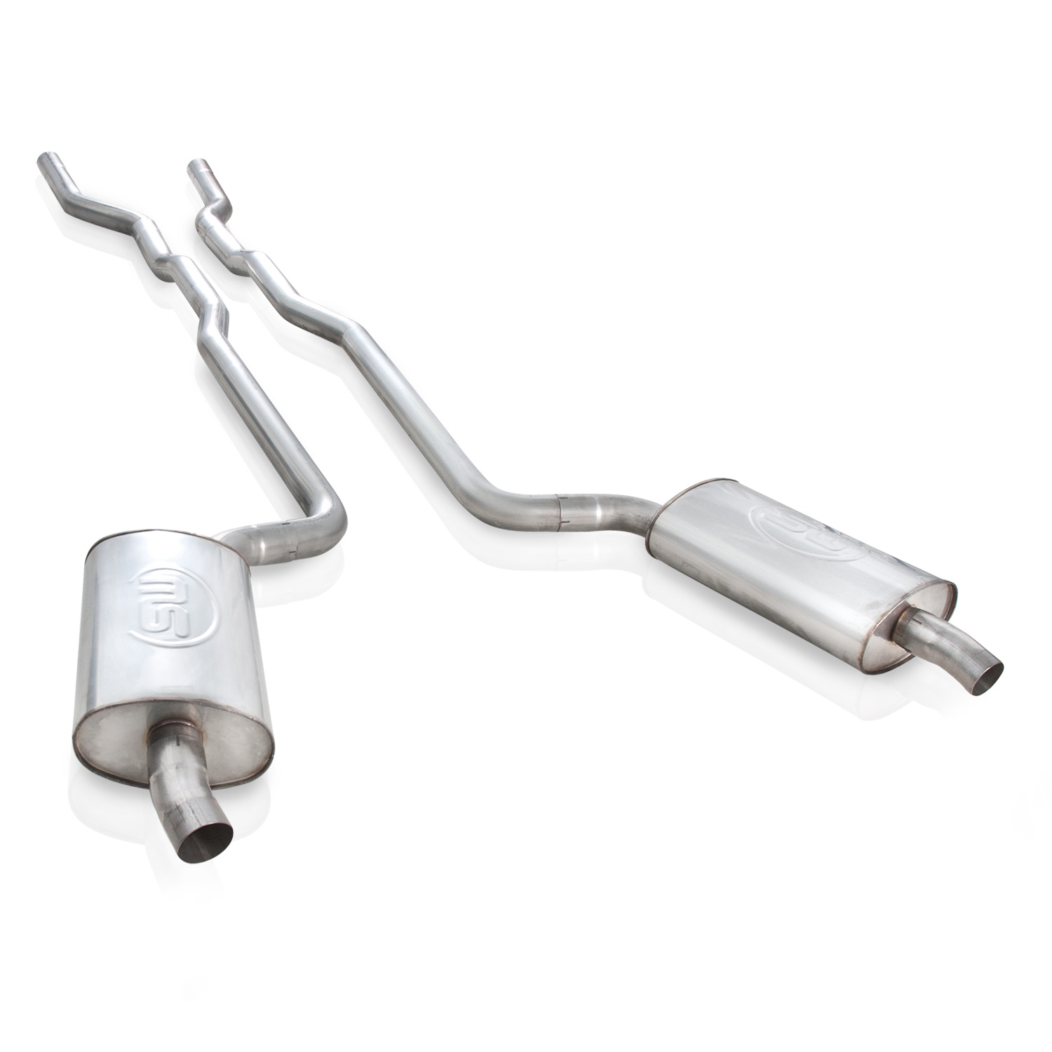 1963-1967 Corvette 5.3L SW Catback Dual Long Chambered Mufflers Performance Connect