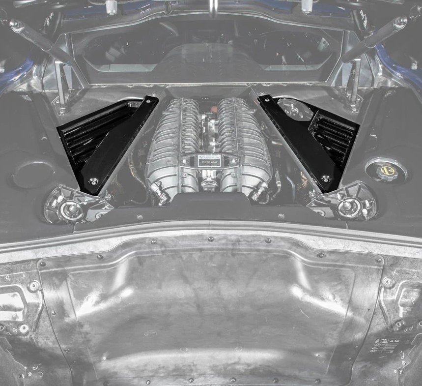 20-26+ C8 Corvette Carbon Fiber Engine Bay Panels (Carbon Flash) - EOS