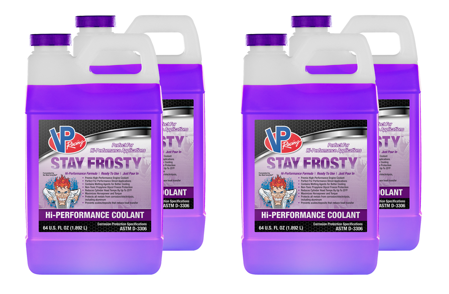 VP RACING Coolant Hi-Perf Stay Frosty 64oz (Case 4)