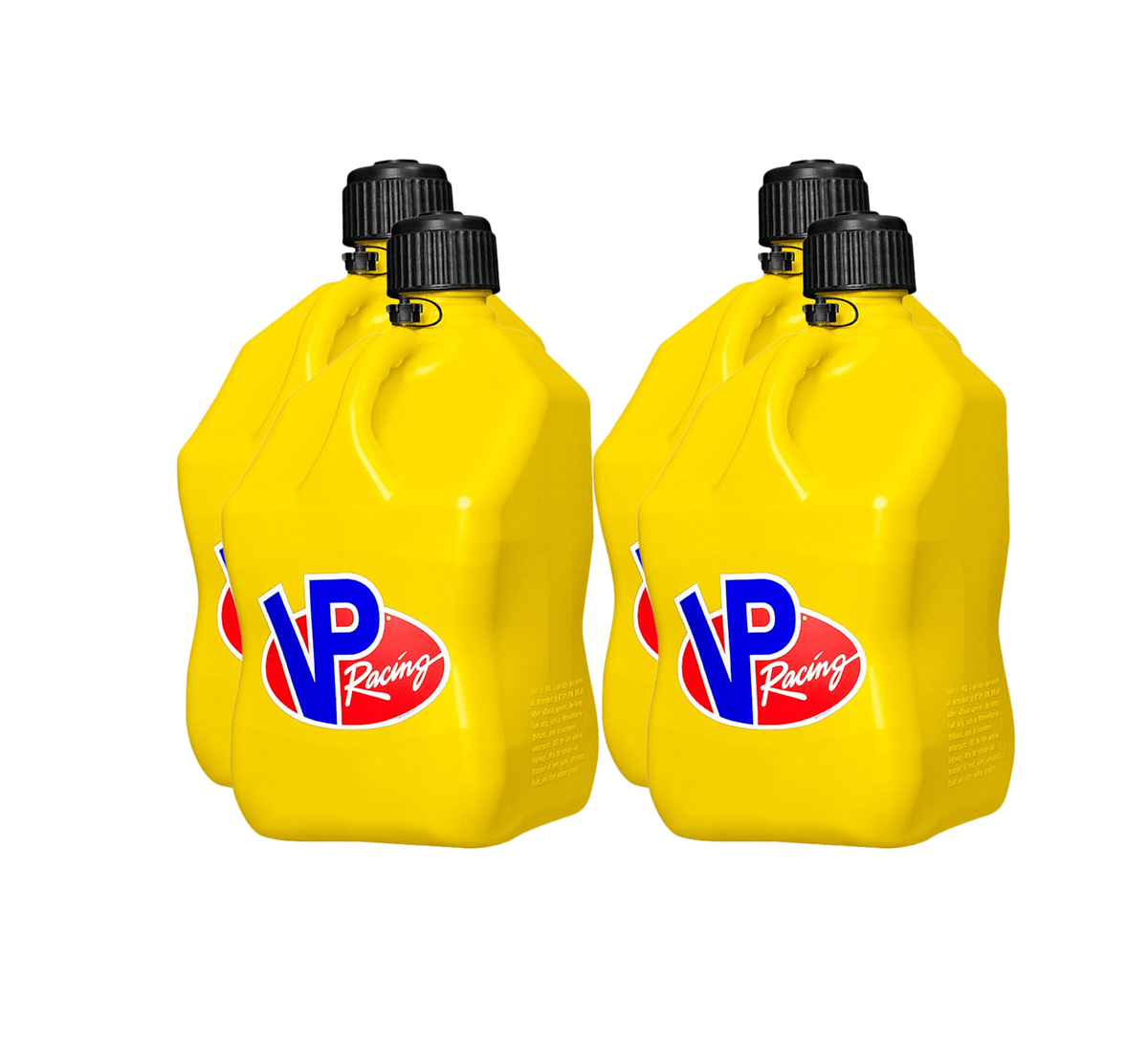 VP RACING Motorsports Jug 5.5 Gal Yellow Square (Case 4)