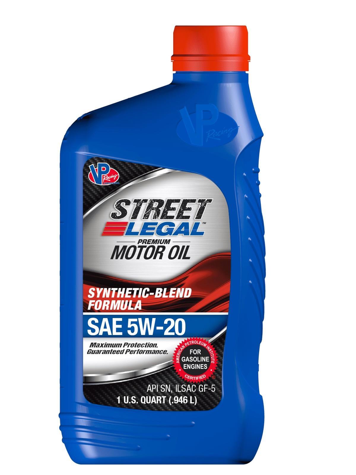 VP RACING Motor Oil VP 5W20 Syn Street 32oz (Case 12)