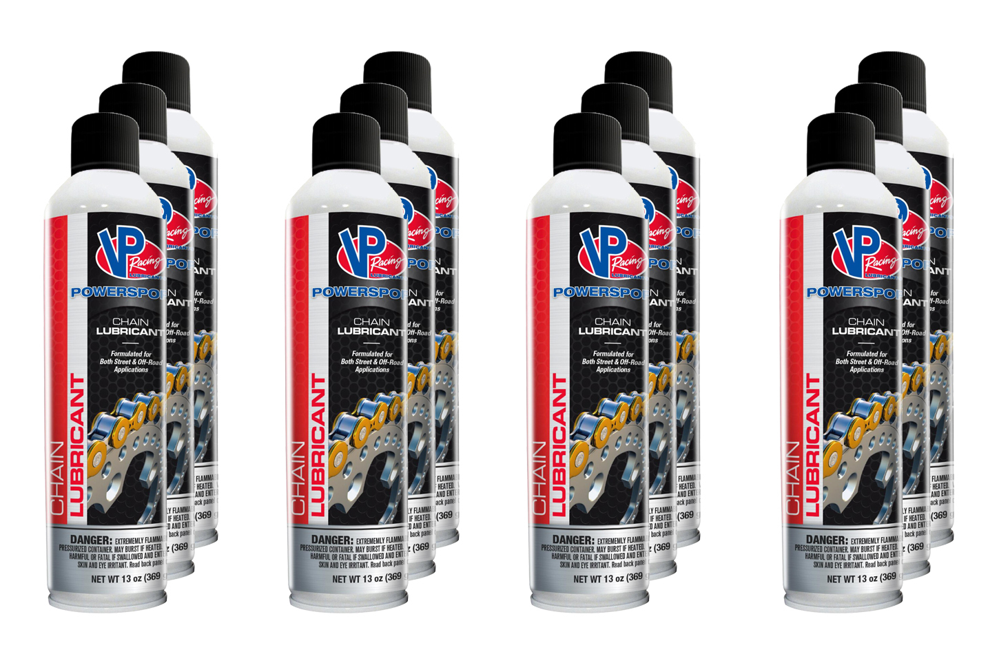 VP RACING VP Chain Lube Aerosol 13oz (Case 12)