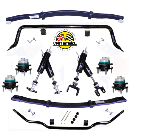 C5/C6 Corvette Street & Suspension Track Kits, Advanced Track Suspension Kit, 1997-2013