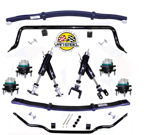 C6 Z06/ZR1 Corvette Street & Suspension Track Kits, Advanced Track Suspension Kit, 2006-2008