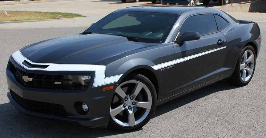 Camaro 2010-2013 Custom Stripe "Vintage" Hood and Side Stripe Kit