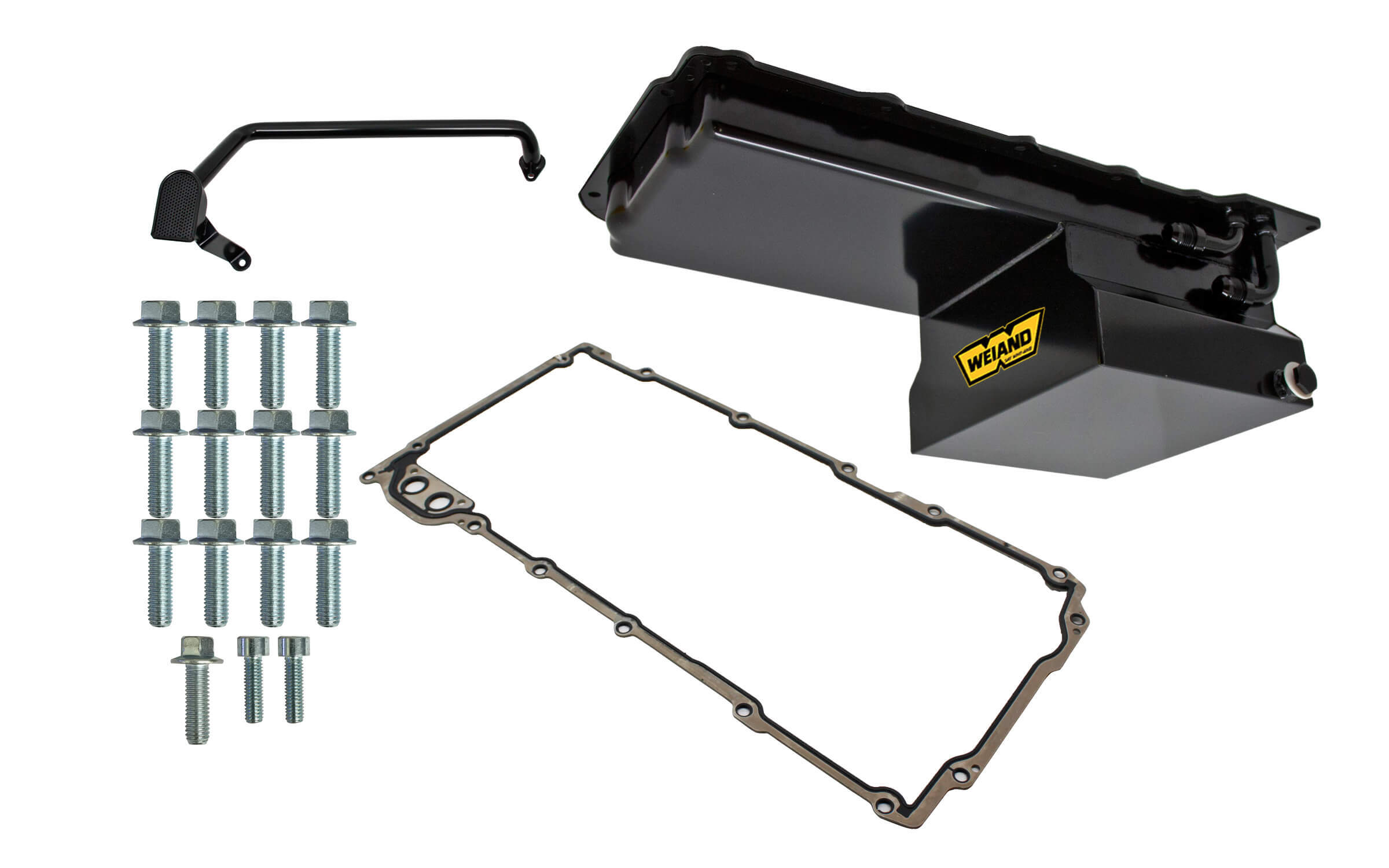 Weiand Fabricated Engine Oil Pan Kit - GM LS-Series - 6 in Deep