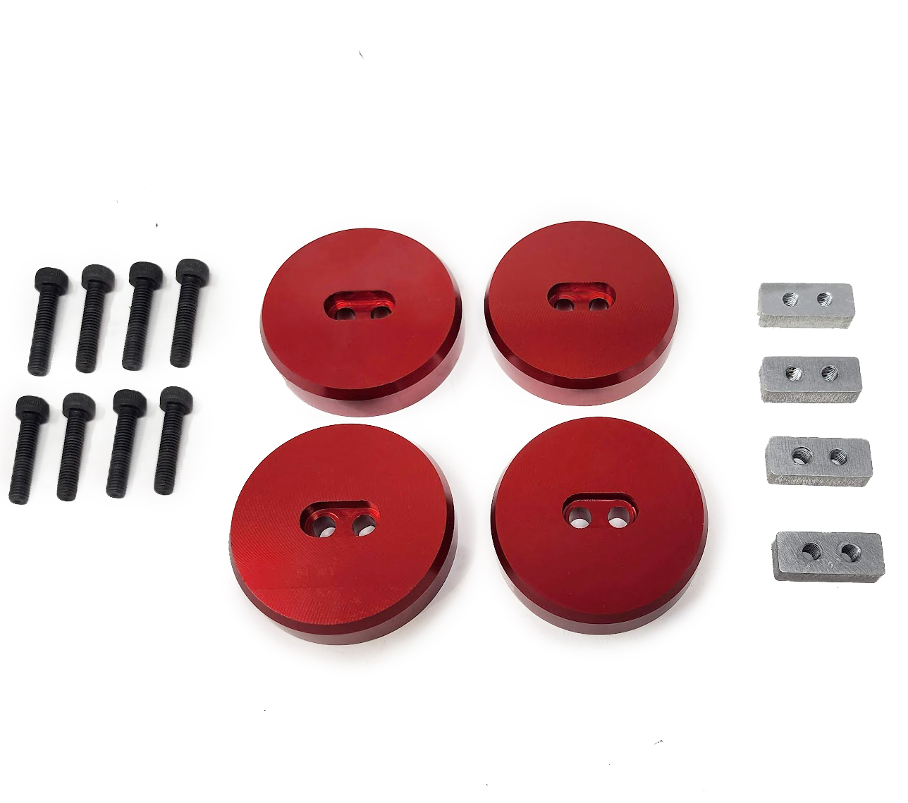 20-27+ C8 Corvette Lift Pad Set (Red)(Includes 4)