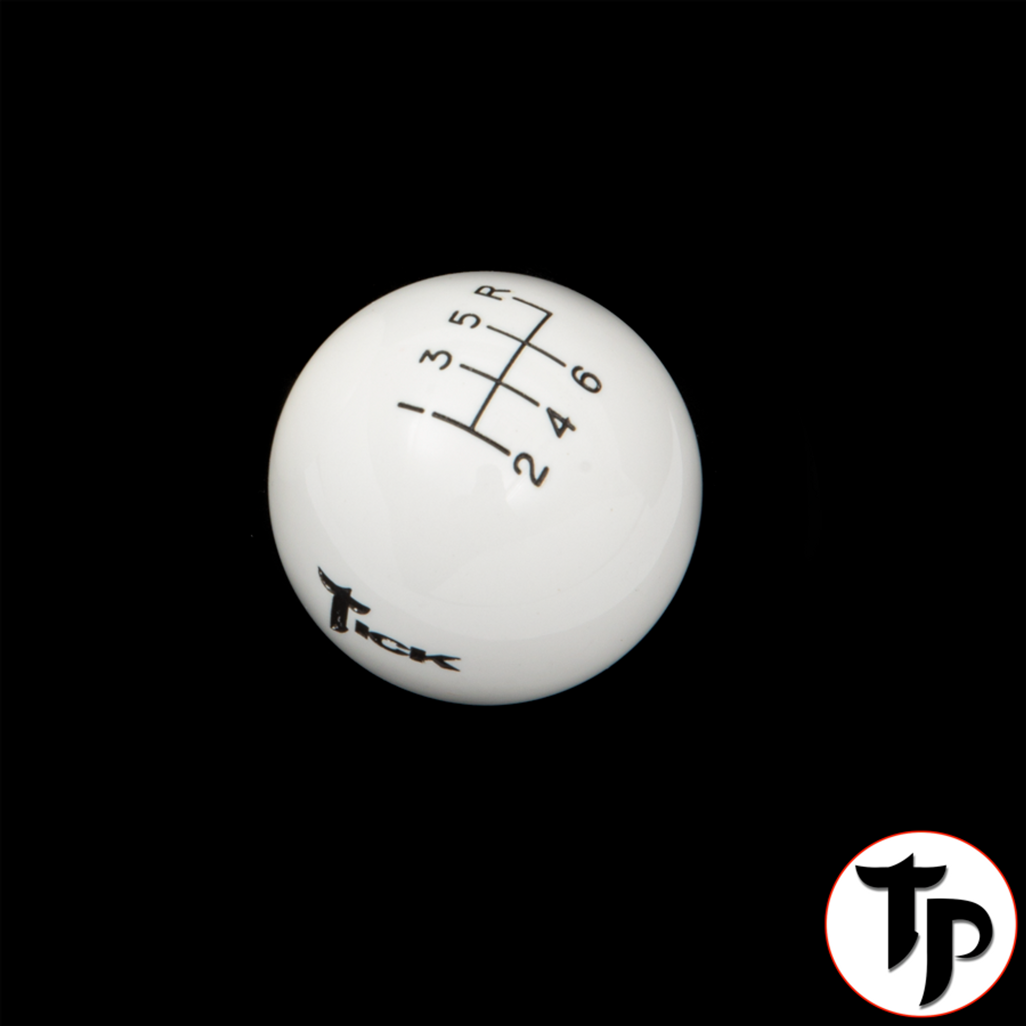Tick Performance White 6 Speed Shifter Ball