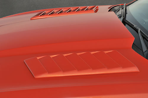 2010-2014 Camaro GT Styling Louvered Hood Scoops Pair