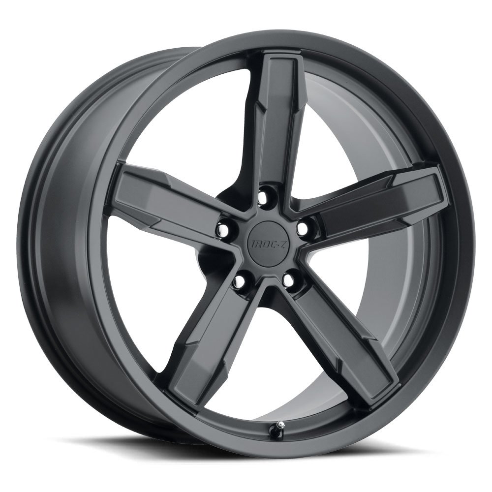 5th and 6th Gen Offsets IROC-Z style Camaro Wheel, Single Wheel, 20"x11" Satin Black Finish, w/Center Cap