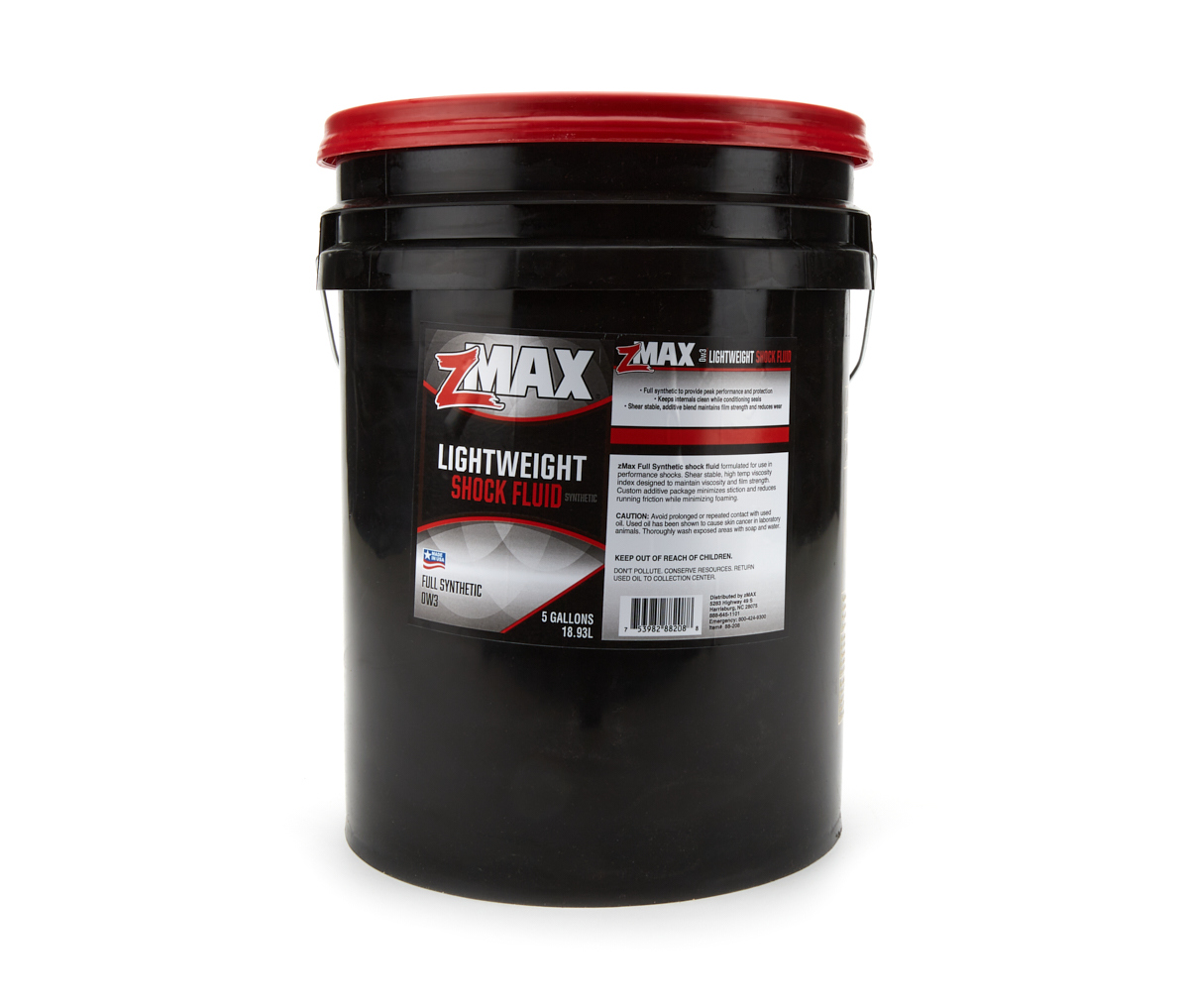 zMAX Lightweight Synthetic Shock Fluid 0w3
