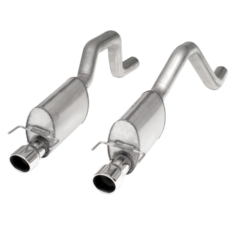 2006-2013 Corvette C6/ZO6 6.2L, 7.0L, 2006-2013 ZR1 6.2L, 7.0L SW Axleback Dual Turbo S-Tube Mufflers Factory Connect