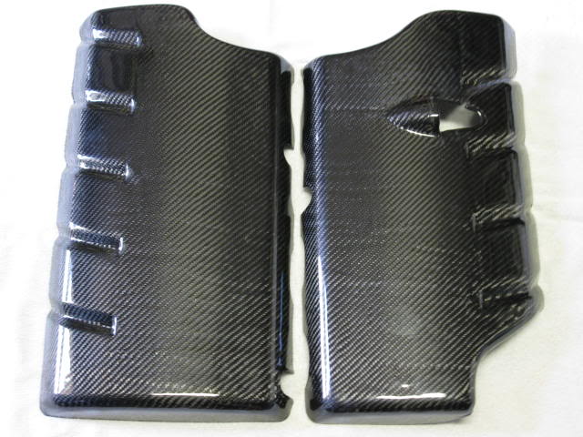 C6 Corvette Carbon Fiber Look Fuel Rail Covers LS2/LS3/LS7 Z06