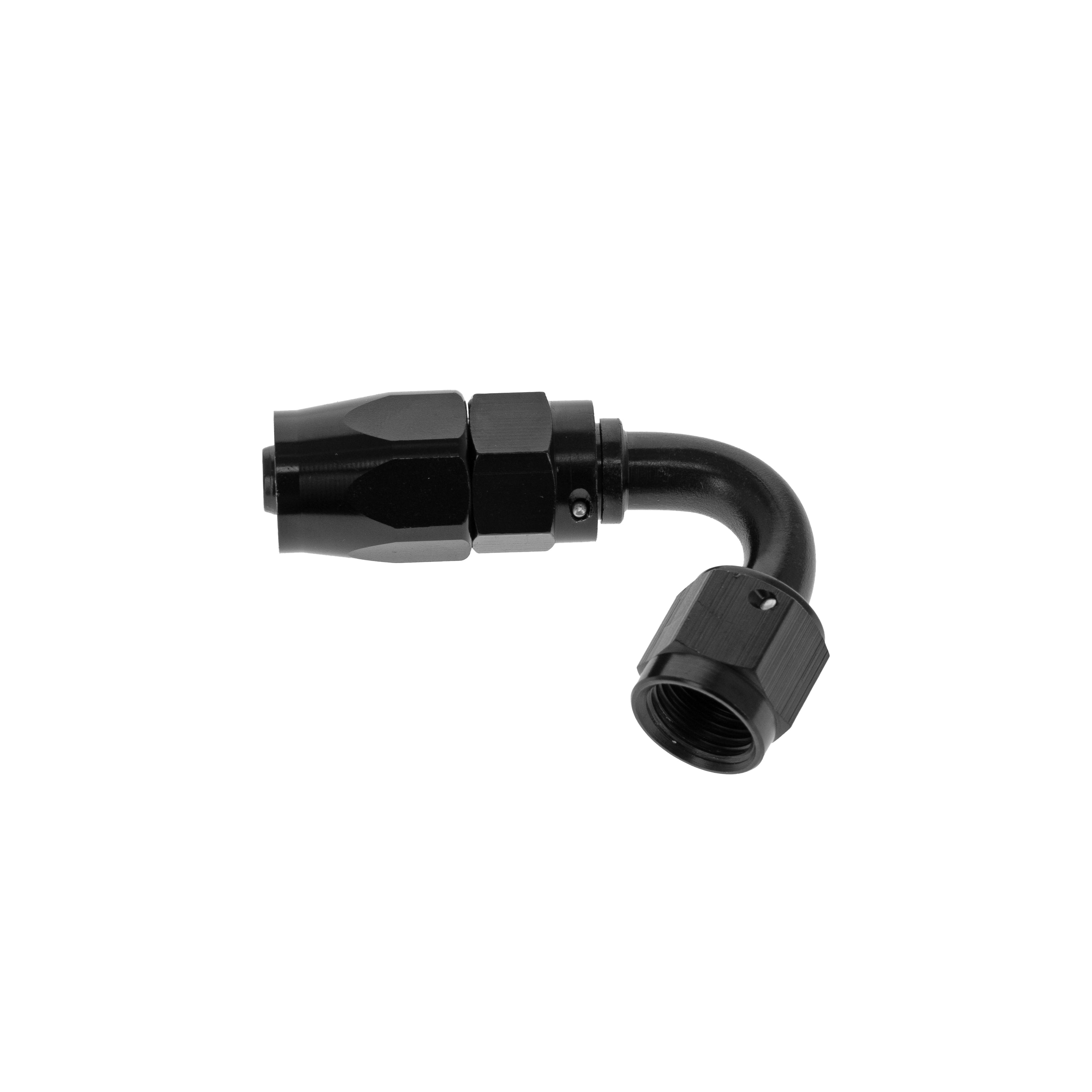 Aeromotive Stainless Braided Rubber Hose End 120° 15781