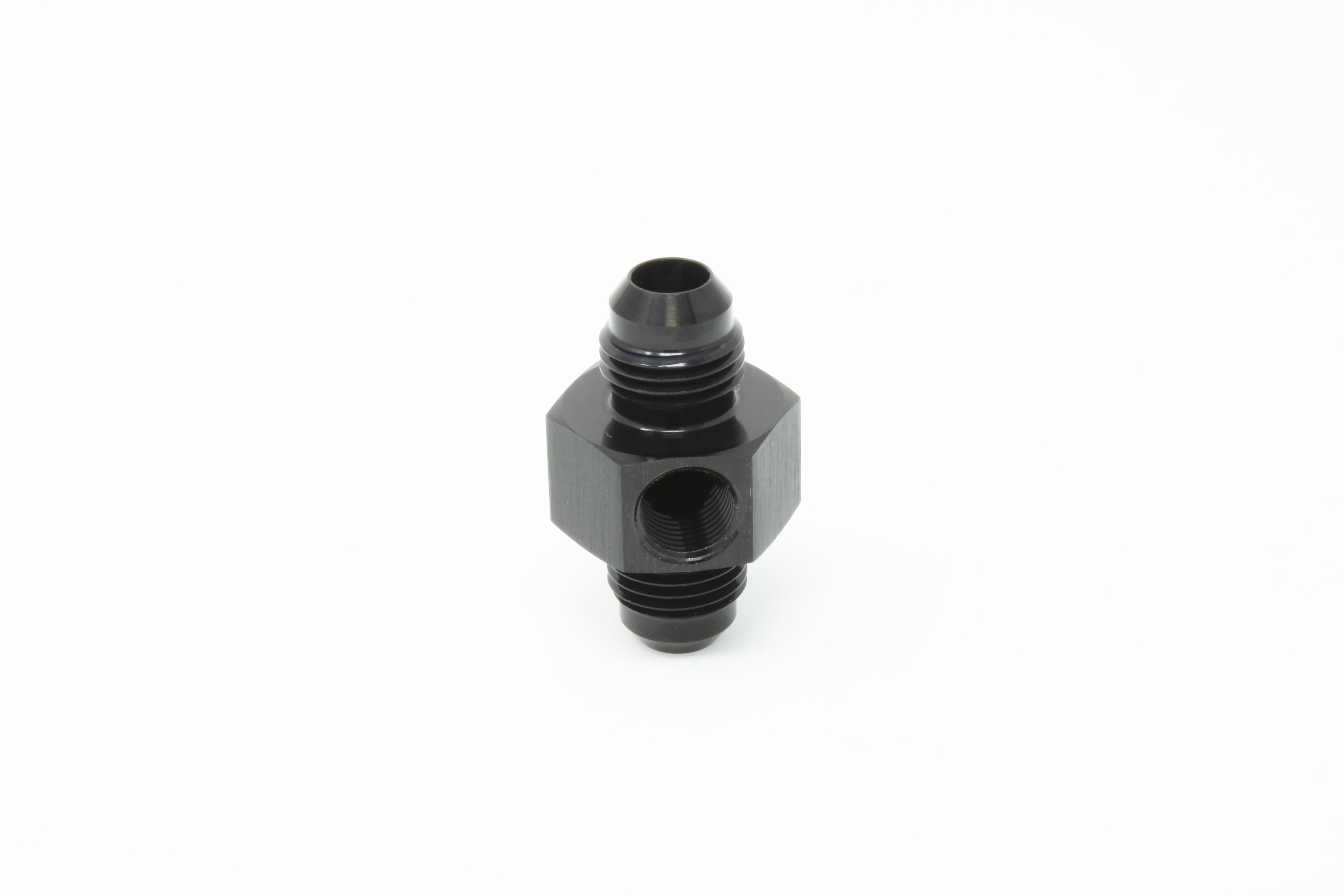 VaporWorx AN6 Male-Male Gauge Sensor Fitting Adapter 1/8 NPT Side Port 65608