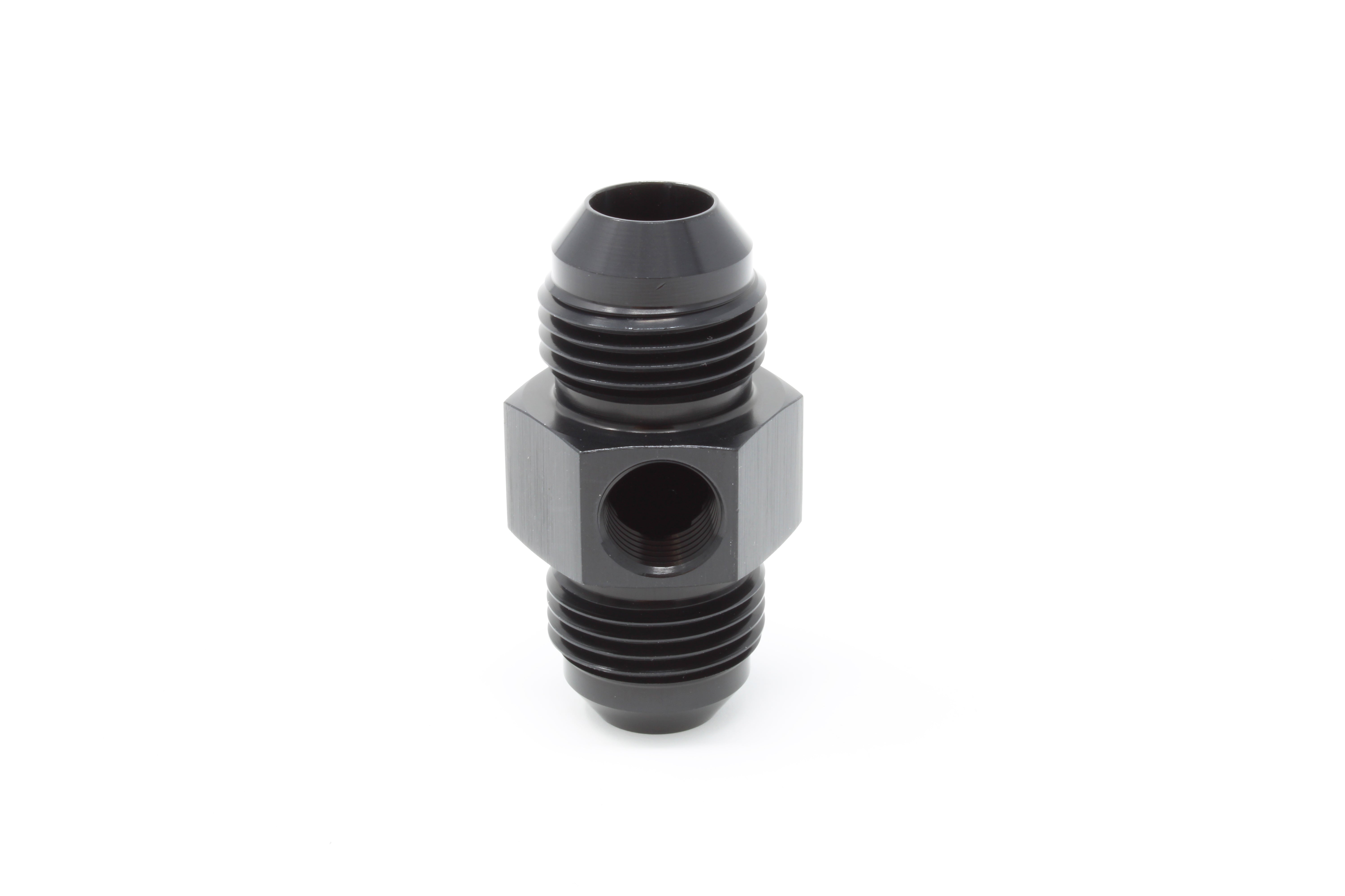 VaporWorx AN8 Male-Male Gauge Sensor Fitting Adapter 1/8" NPT Side Port 65609