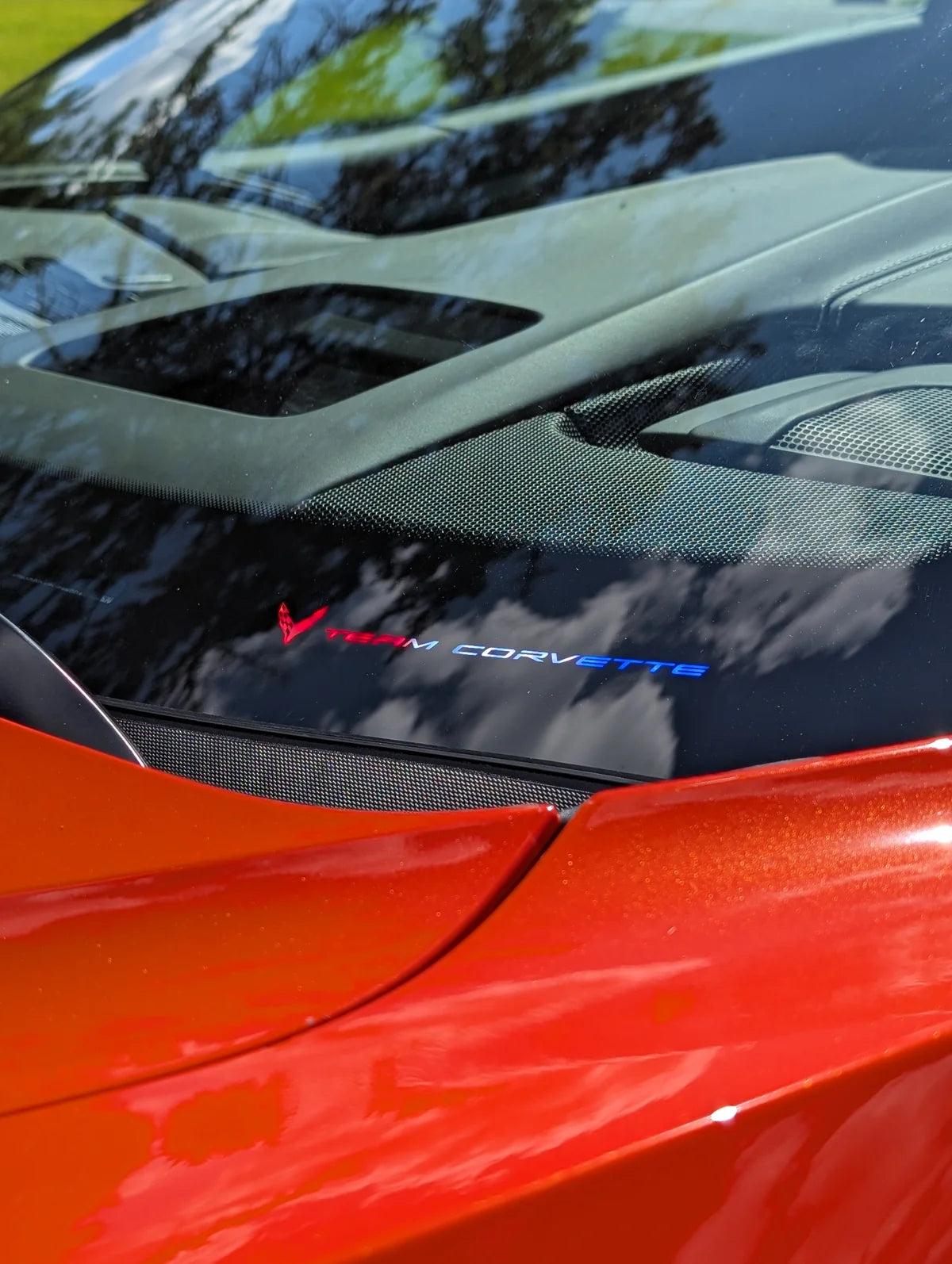 2020-27 C8 Corvette All Models Boosted Lighting, "Team Corvette" Windshield LED