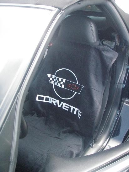 Seat Armour, Corvette C4 Black Seat Armour Seat Cover, Each, All-Years Corvette C4